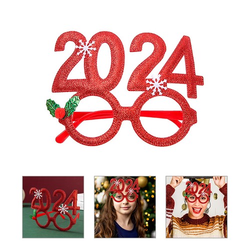 Christmas glasses decorative - ,