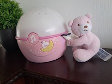 Chicco Next2Stars Baby Night Light, Pink | Star Light Projector for Cots and Cr