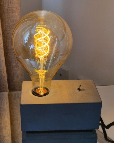 Goodhome concrete table lamp - goodhome,