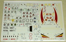Modeldecal Decals No.96 Westland Wessex HU.5 Mirage 5BA decal in 1:72 Scale