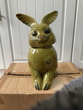 vintage Olive Green Rabbit