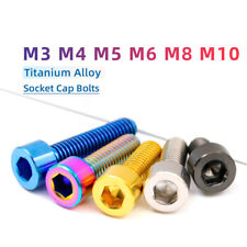 TC4 Titanium Bolts M3 M4 M5 M6 M8 M10 Color Allen Socket Cap Head Ti Screws GR5