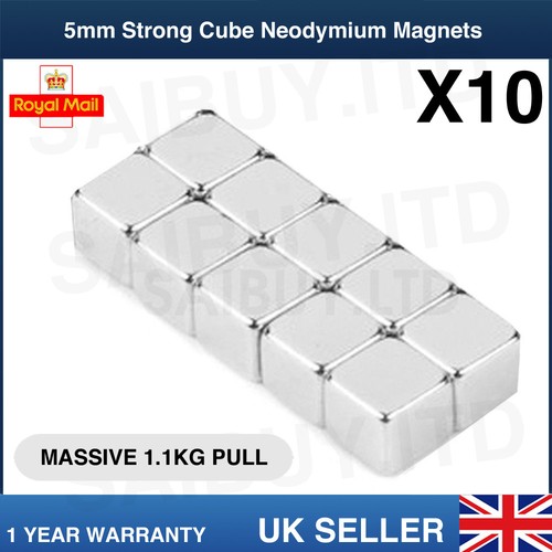 10x 5mm cube strong - ,