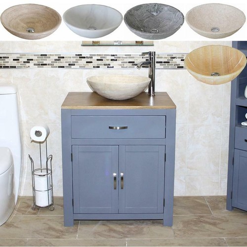 Bathroom vanity unit - bathroom, grey