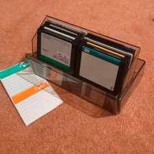 17  3.5" floppy disks mixed brands with case