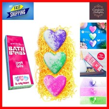 3 Pack Luxury Bath Bombs Gift Set -  and Cruelty-Free - Relax & Rejuvenate