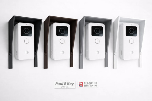 Video doorbell rain cover - video, sun