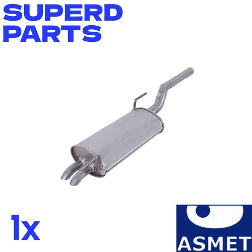 Exhaust system rear - system, silencer