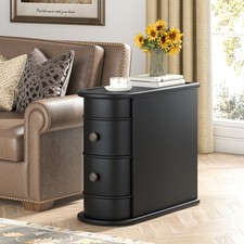 Black End Table with 2