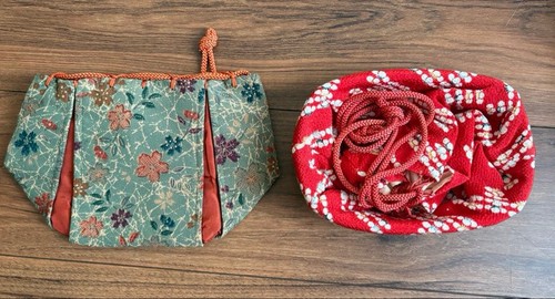 Japanese drawstring bag - japanese,