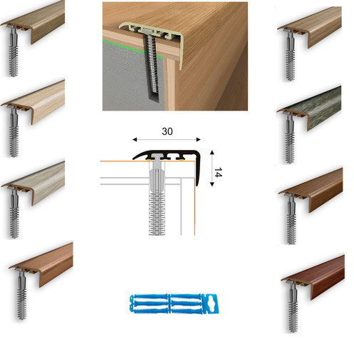 Upvc stair nosing - nosing, edge