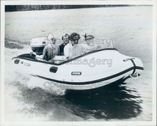 1940 Press Photo People Riding