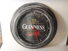 GUINNESS BEER WALL CLOCK (BATTERY OPERATED)  OLDER COLLECTIBLE