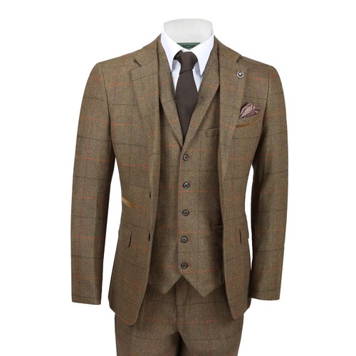 Mens piece tan check - piece,