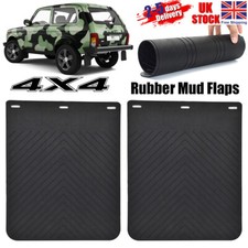 PAIR HGV Lorry Truck Van SUV Rubber Mud Flaps Plain 15" x 12" (381 x 305mm)