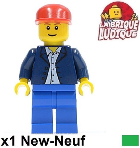 Lego minifigure city man dark - city,