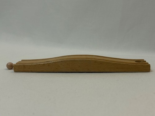 Wooden bumpy train track piece - wooden,