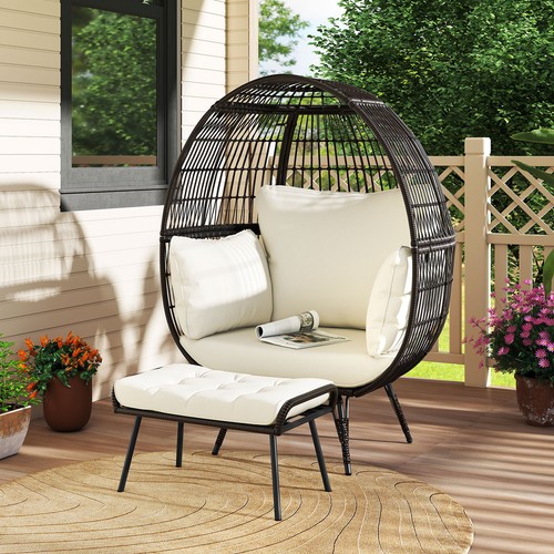 2pcs patio wicker lounge - 2pcs,