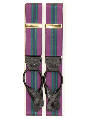 Purple striped satin - satin, albert