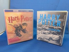 Harry Potter cover to cover Audio Book Cassette Tapes Bundle x2 Stephen Fry 