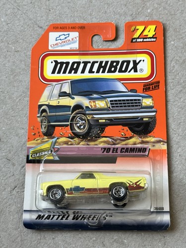 Matchbox chevy camino no - 70, el