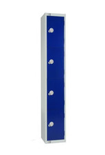 Blue 4 Door Metal Storage