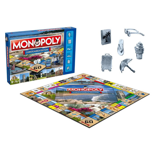 Christchurch monopoly board - monopoly,