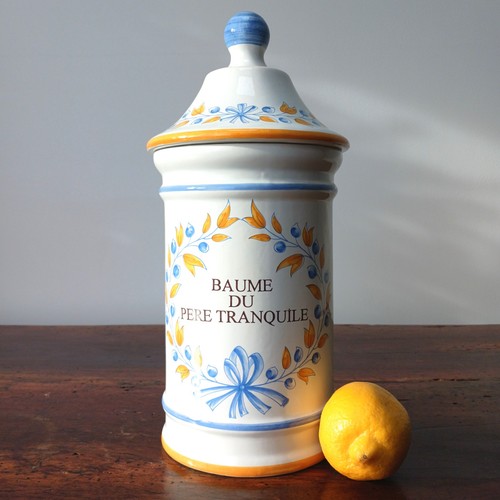 Vintage french apothecary jar - vintage,