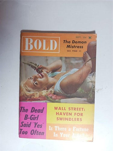 Bold magazine sept 1962 june - bold,