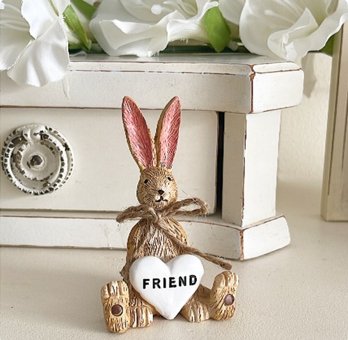 Friend mini rabbit ornament - rabbit,