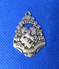 Vintage Silver Invicta Kent Education Committee Perfect Attendance School Medal 