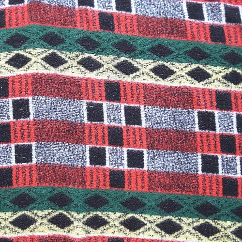 Vintage retro geometric rug - geometric,