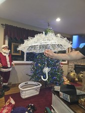 Lace Parasol Umbrella Hand