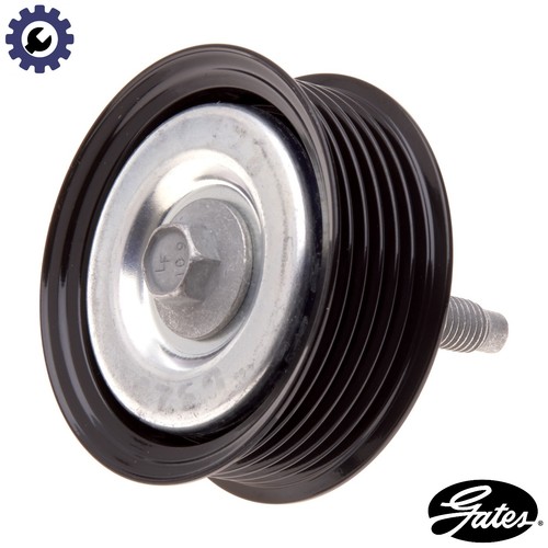 Deflectionguide pulley vribbed - deflectionguide,