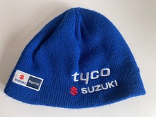 Tyco Suzuki GSXR Beanie Hat Blue Vintage 