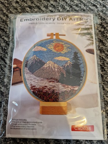 Embroidery diy art kit - art,