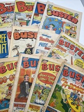 12 x BUSTER COMICS  Bundle / Job Lot 1977 - 1984 Vintage 70s /80s British Comics