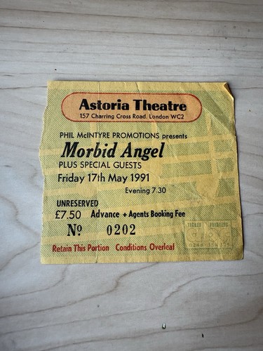 Morbid angel astoria london - morbid,