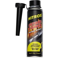 Nitrox 300ml Car Octane Booster Petrol Engine Fuel Injector Cleaner