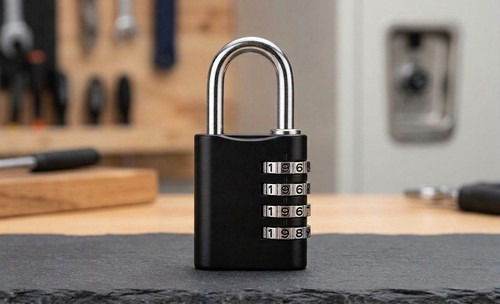 Digit combination padlock - digit,