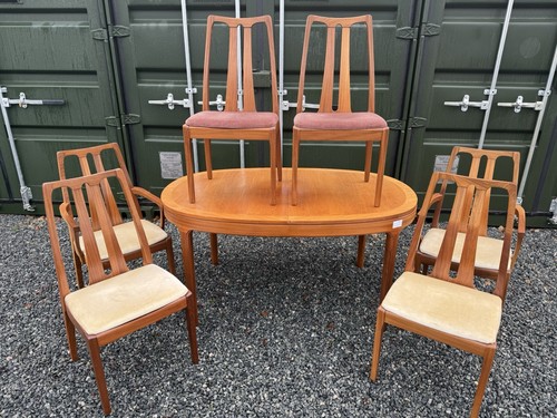 Retro teak nathan oval dining - oval,