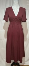 Disturbia Burgundy Dress Size 8 NWOT Fit And Flare