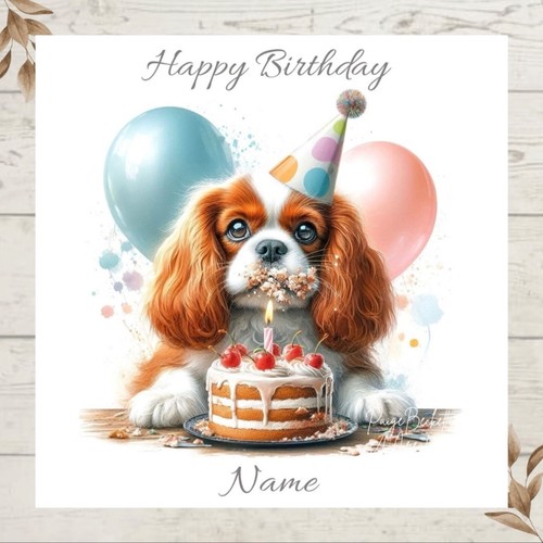 Personalised cavalier king - personalised,