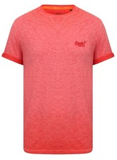 Superdry M10101RT D3A Orange Label Low Roller Tee T Shirt Sugar Red