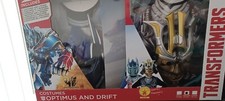 BOYS TRANSFORMERS OPTIMUS PRIME AND DRIFT COSTUMES AGE 5-6 YEARS  (RUBIES) BNIB