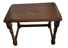 Vintage Oak Small Side Table Height 47cm Old Charm Style 