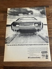 Original 1973 Broadspeed Capri MK1 AP Magazine Advert Frame Ready Wall Art