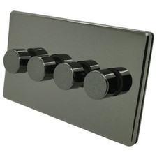 Screwless - Black Chrome Plug