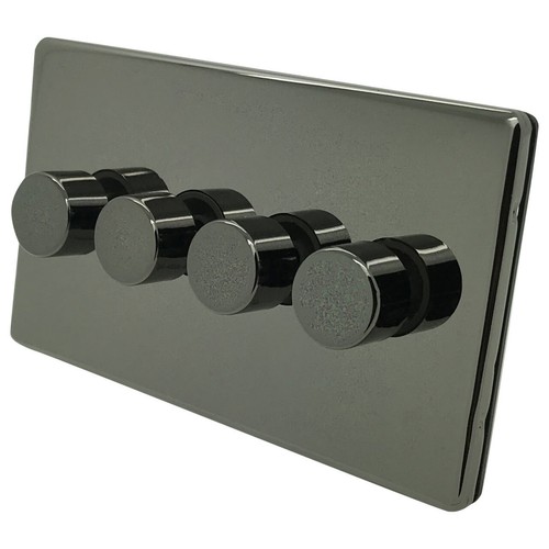 Screwless black chrome - -,