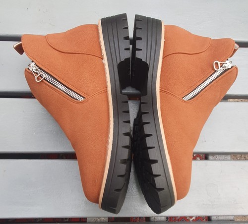 Ankle boots tan suede - suede, feel